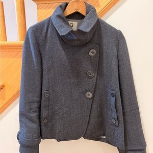 Malo Heavy Wool Jacket / Coat – Size 6 – Made in Italy